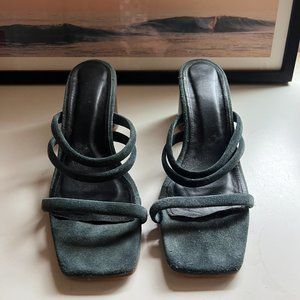 ALOHAS - Indiana - Grey Leather Sandals